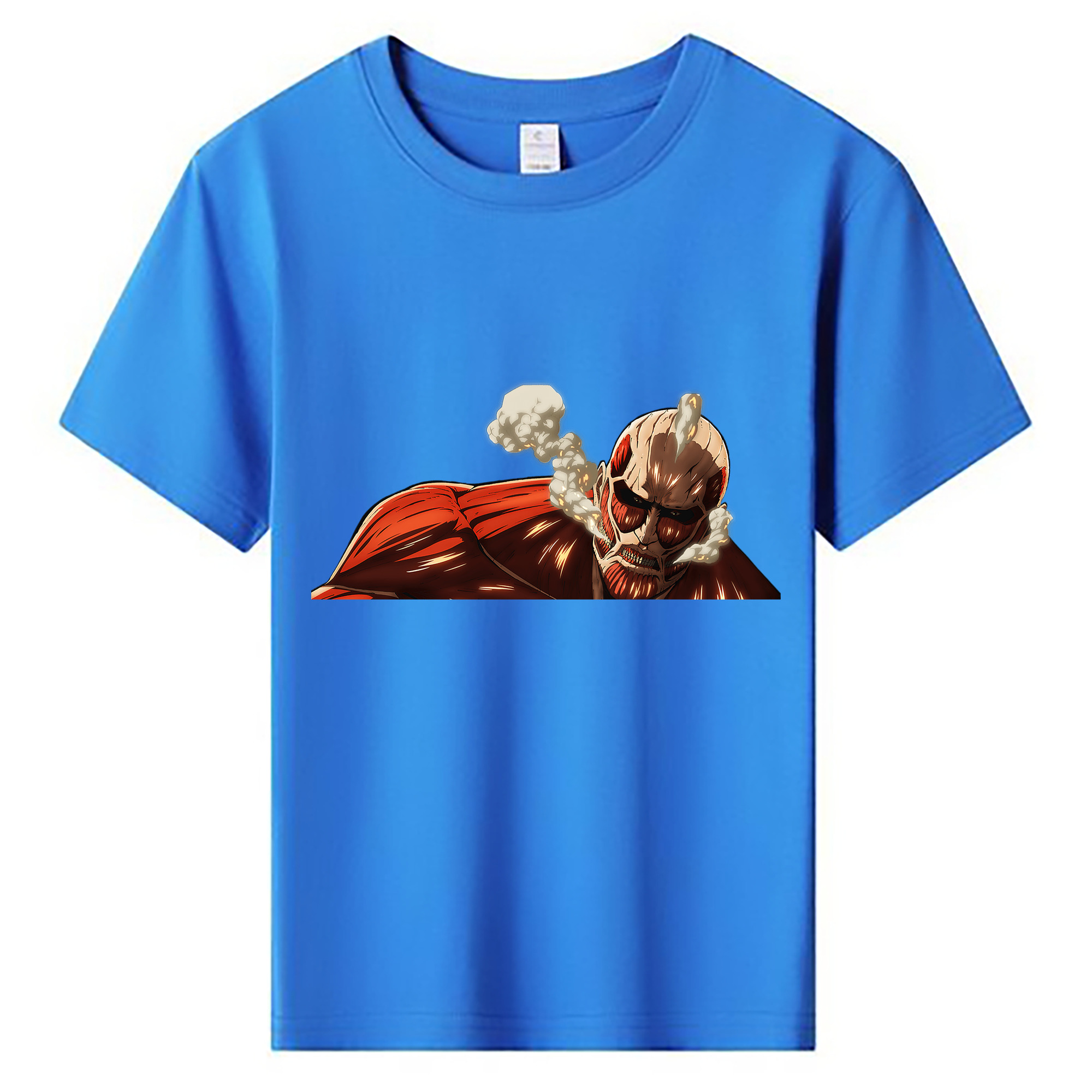 （画像用） 進撃の巨人 Attack on Titan 綿100％キッズTシャツ（フロントプリント）